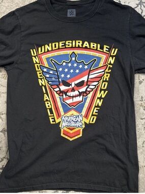 Cody Rhodes Undesirable Undeniable Uncrowned WWE Men's Medium T-shirt